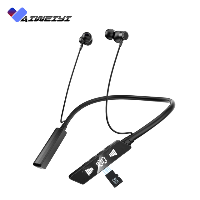 MZ-99 Custom Logo 38H Long Playtime Neckband  Earphones 450mAh Battery Magnetic Wireless Headset OEM ODM for Daily Use