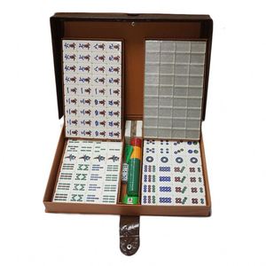 Jeu de Mahjong en Acrylique Transparent Portable – Tuiles de Mahjong Classiques pour la Maison, Idéal pour les Fêtes et les Réunions - Product Image 2