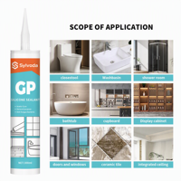 Sealant Silikon Asetat Serbaguna untuk Lemari, Etalase, Pintu, Jendela, Ubin Keramik, dan Plafon Terintegrasi