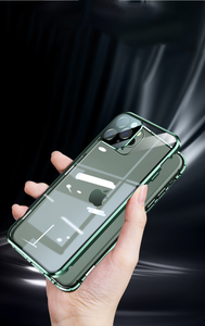 Custodia in metallo per paraurti in alluminio per iPhone11 <span class=keywords><strong>12</strong></span> 13 <span class=keywords><strong>Pro</strong></span> <span class=keywords><strong>MAX</strong></span> vetro temperato <span class=keywords><strong>protezione</strong></span> per <span class=keywords><strong>fotocamera</strong></span> <span class=keywords><strong>Cover</strong></span> posteriore del telefono - Product Image 5