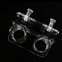 Pince fixe en acrylique pour aquarium, accessoires de buse d'entrée/sortie d'eau, régulateur de décapage de film gras pour aquarium