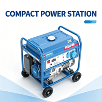 Générateur d'électricité silencieux à essence 5KW 4 temps avec réservoir de 25L 50Hz pour chantier et camping