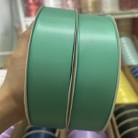 Ruban en satin double face de haute qualité 100% polyester 4 cm, rouleau de ruban en satin double face 100 yards pour boîte cadeau, roses éternelles