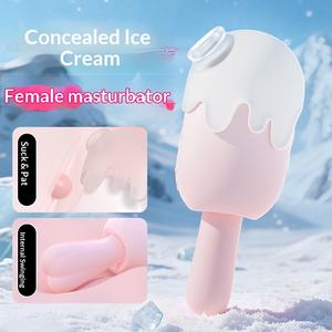 Masseur personnel électrique en forme de crème glacée pour femmes, jouet intime sûr pour le corps - Product Image 2