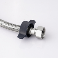 Tuyau flexible tressé moderne en acier inoxydable PPW pour chauffe-eau de salle de bain, eau chaude/froide, tube intérieur EPDM 1/2 200F 10 BAR