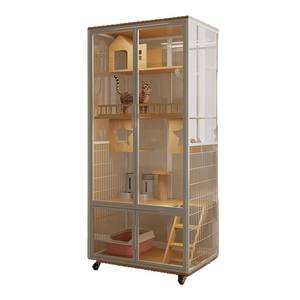 Büyük Kedi Kafesi Cam Panoramik Süper Lüks Kapalı Evcil Hayvan Evi Uzay Tasarımlı - Product Image 5