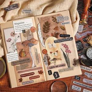 Pegatinas divertidas de palabras motivacionales o de amor inspirador para diario basura, suministros para álbumes de recortes, fabricación de tarjetas, diario portátil - Product Image 1