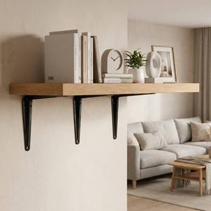 Staffa angolare triangolare regolabile in alluminio a forma di L per supporto a parete, pannelli divisori e fogli di impiallacciatura in legno - Product Image 5