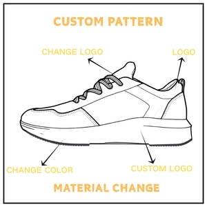 Scarpe da Corsa Personalizzabili per <span class=keywords><strong>Uomo</strong></span> con Lacci, Ammortizzazione, Tomaia in Rete, Leggere, Comode e Traspiranti per Tutte le Stagioni - Product Image 3
