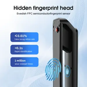 ODM/OEM kunci sidik jari Digital cerdas anti-maling kunci biometrik otomatis kartu Ic Rfid kunci pintu kombinasi aplikasi Wifi