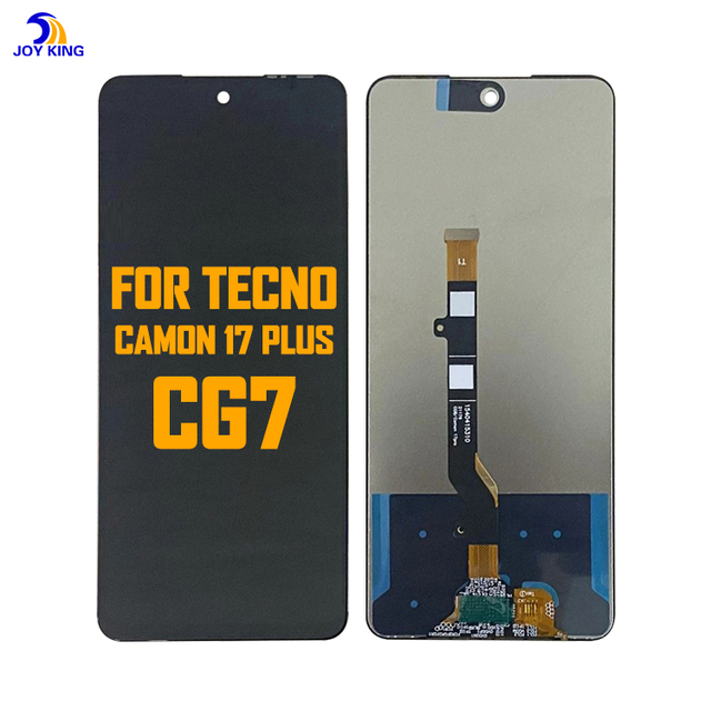 For Tecno Camon 17P CG7 CG7n LCD Touch Display Digitizer with Frame 100% Standard Pixel 100% Tested New