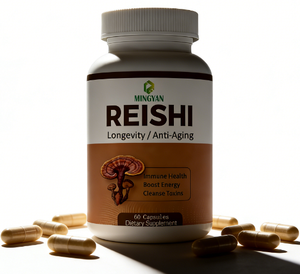 Extrait de Reishi Biologique OEM/ODM, Poudre d'Extrait de Champignon, Complément Alimentaire en Capsules, Poudre de Spores de Ganoderma Lucidum, Soutien Immunitaire - Product Image 3