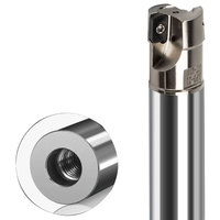 Porte-outil anti-vibration en acier au tungstène intégré SYS, fraise à queue allongée à denture filetée en carbure pour trous intérieurs