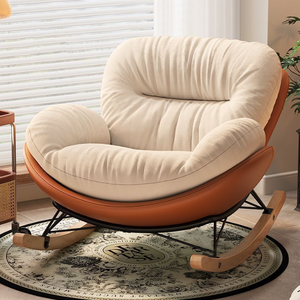 क्रीम शैली लिविंग रूम एकल सोफे कुर्सी घर आराम एकल रिक्लियर सोफा कुर्सी - Product Image 3