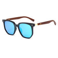 2025 lunettes de soleil rétro pour hommes femmes haut de gamme nouveau cadre en bois grand visage minceur Look Protection UV