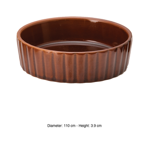 Tazón para Creme Brulee Marrón de 11 × 3.9 cm, Apto para Horno, Mps - Product Image 3