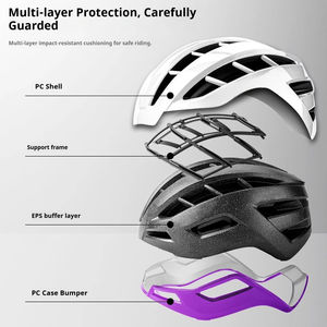 <span class=keywords><strong>Casco</strong></span> de Ciclismo Deportivo <span class=keywords><strong>con</strong></span> Gafas Magnéticas, <span class=keywords><strong>Casco</strong></span> de <span class=keywords><strong>Bicicleta</strong></span> de Montaña y Carretera, <span class=keywords><strong>Casco</strong></span> de Seguridad <span class=keywords><strong>para</strong></span> Ciclismo al Aire Libre - Product Image 3