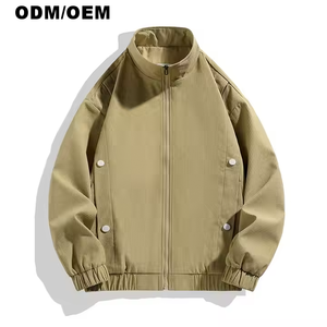 Người đàn ông của tùy chỉnh-thực hiện thể thao áo khoác với đứng cổ áo dây kéo không thấm nước và nhãn dựa trên mẫu tùy chỉnh Áo khoác - Product Image 1