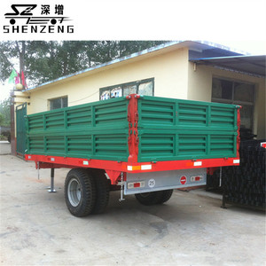 <span class=keywords><strong>Remorque</strong></span> agricole à 4 roues et double <span class=keywords><strong>essieu</strong></span> de 5 tonnes, remorques d'<span class=keywords><strong>occasion</strong></span> pour tracteurs agricoles - Product Image 3