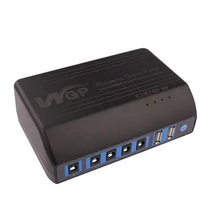 Wgp Draagbare Externe Batterij Emergency 24000 Mah 5V 12V Power Bank Station Voor Mobiele Telefoon Wifi Router Ip camera