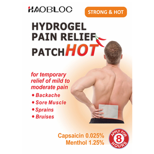 Chinesische Kräuter wärme Capsicum Hydro gel Schmerz linderung <span class=keywords><strong>Hot</strong></span> <span class=keywords><strong>Patch</strong></span> Erwachsene Knie Rücken muskeln Gezielte Hydro gel pflaster - Product Image 3