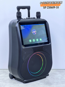 Loa <span class=keywords><strong>Karaoke</strong></span> GEDI-<span class=keywords><strong>G</strong></span> KTV DG-1418 60W 7200 MAh Loa WIFI có màn hình 14.1 inch Loa di động có micro - Product Image 4