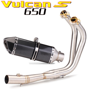 Tubo de escape de motocicleta LEO TOC con silenciador DB para Kawasaki Vulcan S650 650s <span class=keywords><strong>650</strong></span> S VN650 EN650 Pit Bike Elbow - Product Image 4