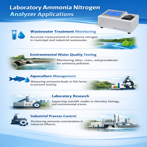 TIMEPOWER TP3112 Desktop Waterkwaliteitstester Ammoniak-stikstofanalysator Colorimetrische buis 0,0-14,0 pH-detectie USB/LAN-overdracht - Product Image 2