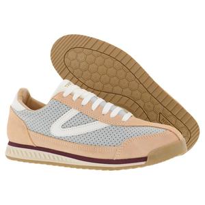 Chaussures pour femmes Tretorn Rawlins 2.0 en daim rose, style marche - Product Image 4