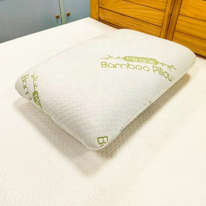 Almohada Ortopédica Moderna <span class=keywords><strong>de</strong></span> Espuma Viscoelástica 2026 con Funda 100% Fibra <span class=keywords><strong>de</strong></span> Bambú, Soporte Ergonómico Superior, Patrón <span class=keywords><strong>de</strong></span> Hojas <span class=keywords><strong>de</strong></span> Plantas, Elevación para Dormir - Product Image 2