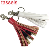 Kabel pengisi daya ponsel USB portabel, untuk kulit rumbai Aksesori gantungan kunci kabel Transfer Data