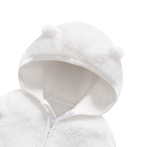 <span class=keywords><strong>Veste</strong></span> polaire à capuche pour bébés garçons et filles, manteau <span class=keywords><strong>Teddy</strong></span> zippé avec motif ours mignon, en Sherpa doux, coupe courte, pour printemps et automne, vêtement d'extérieur chaud avec poches - Product Image 4