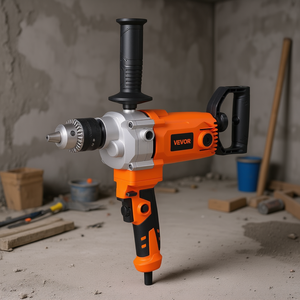 Taladro eléctrico con cable Vevor de 5/8 pulgadas con mandril sin llave, velocidad variable y mango en D para perforar y mezclar - Product Image 2