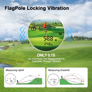 Télémètre laser de golf Sndway SW-M700 avec fonction de verrouillage du drapeau, unité M/Yd, IP54, grossissement 6,0x, certifié CE/FCC - Product Image 3