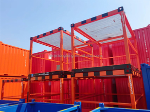 DNV 2.7-1 hoặc <span class=keywords><strong>ISO</strong></span> 10855 tiêu chuẩn 2.2m cao ngoài khơi <span class=keywords><strong>container</strong></span> nâng khung với lưới thép lưới - Product Image 6
