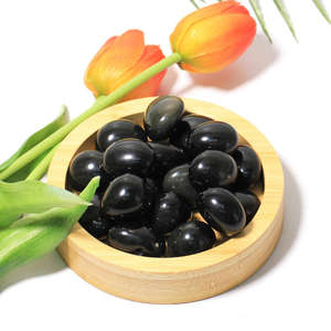 ไข่ออบซิเดียนสีรุ้งธรรมชาติและคริสตัลชิปส์ขายส่ง – หินบำบัด DIY เหมาะสำหรับตกแต่งเทศกาลอีสเตอร์และงานฝีมือ - Product Image 4