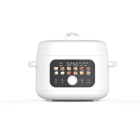 Cuisinière à pression électrique compacte 3L 800W avec commande tactile numérique programmable multifonctionnelle et cuisson automatique