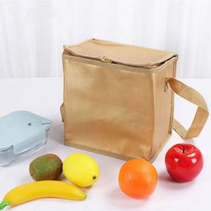 Sac isotherme pliable personnalisé avec logo pour livraison de crème glacée, poisson, fruits de mer et bière, en cuir PU écologique et feuille d'aluminium - Product Image 5