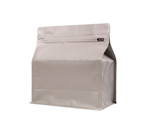 Biểu tượng tùy chỉnh in tái sử dụng phẳng dưới dây kéo khóa bao bì thực phẩm cấp Mylar CPP cho cà phê yến mạch không khí cho các tính năng khác - Product Image 3