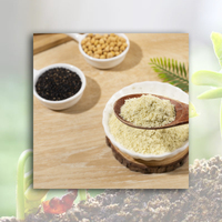 Poudre de lait de soja biologique riche en protéines, saveur de haricot, sans OGM, boisson nutritive pour le petit-déjeuner