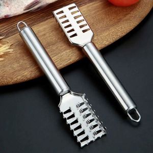 Stainless Steel <b>Fish</b> Scale <b>Knife</b> Wood Handle Eco-Friendly Durable Kitchen Tool for Home Use - Product Image 5
