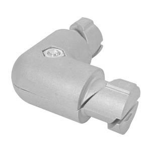 Phụ kiện đường ống kim loại, khớp khuỷu tay 90 độ tròn hai chiều, khớp nối ống nhôm, đầu nối hồ sơ Ống nạc - Product Image 1