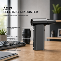 Souffleur à air électrique rechargeable puissant à 4 vitesses, souffleur à air industriel à moteur turbo haute vitesse pour l'extérieur