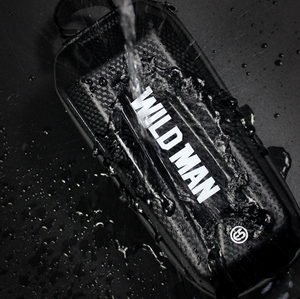 WILD MAN capacité 1L sac avant de vélo étanche à la pluie coque dure vtt Tube supérieur Ebike sac vélo sac étanche - Product Image 5