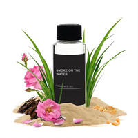 Diffuseur de parfum de table de qualité hôtelière Smoke Water French 120 ml, huile parfumée pour diffuseurs de parfum - Cristal ultrasonique sans eau
