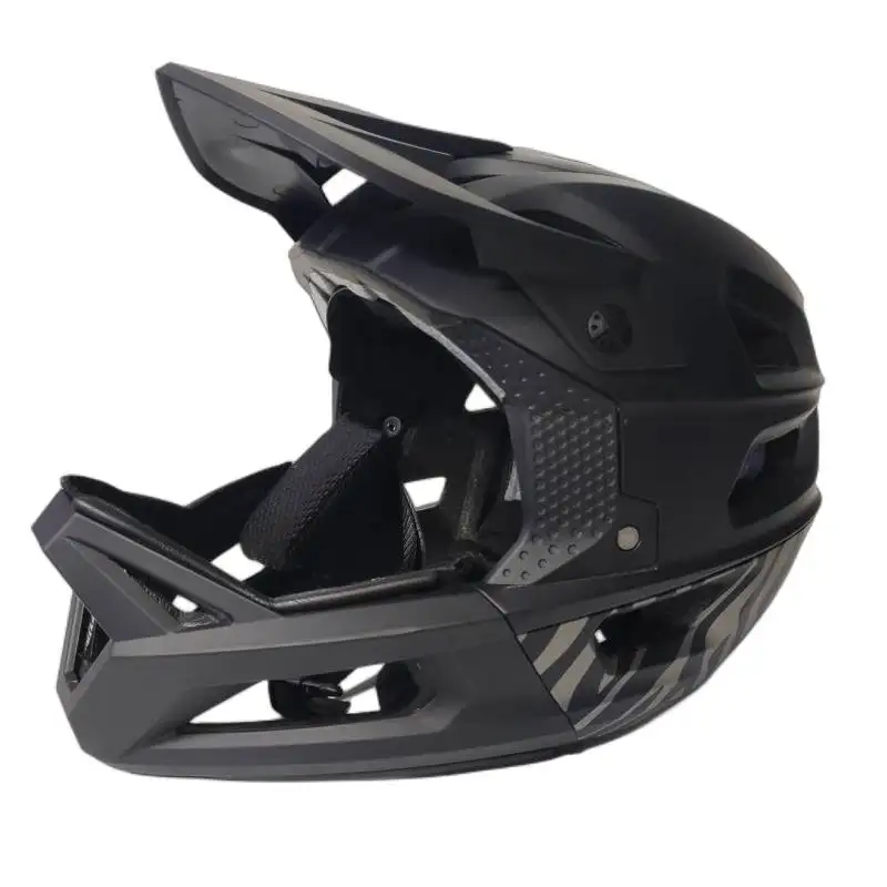 Helm MTB wajah penuh untuk dewasa, helm Downhill Modern, produk keamanan Retro seluruh wajah