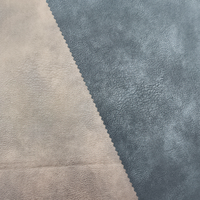 Cuir synthétique PU avec support en viscose, populaire pour les vêtements de mode