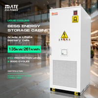 Système de stockage d'énergie MATE Outdoor 135 kW 261 kWh avec batterie LifePO4 refroidie par liquide, armoire ESS C&I pour la gestion de la surcharge et le lissage des pics de consommation