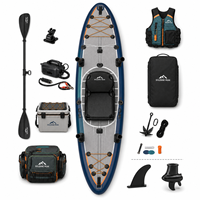 Kit complet de planche à pagaie de pêche professionnelle avec système de rangement pour matériel de pêche en gros