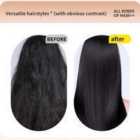 Lisseur de cheveux élégant, boucleur, brosse à cheveux compacte, peigne lissant innovant